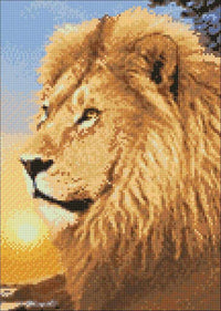 Lion King WD070 10.6 x 14.9 inches Wizardi Diamond Painting Kit - Wizardi