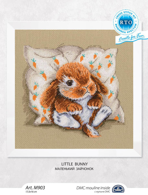 Little bunny M903 Counted Cross Stitch Kit - Wizardi