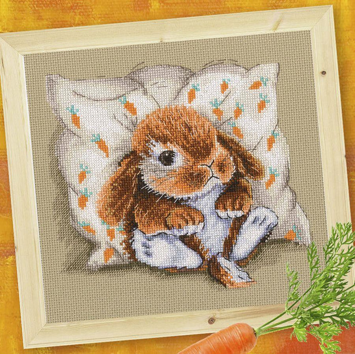 Little bunny M903 Counted Cross Stitch Kit - Wizardi