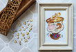 Little Chip. Beauty and the Beast - Free PDF Cross Stitch Pattern - Wizardi