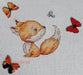 Little Fox with Butterfly. PDF Cross Stitch Pattern - Wizardi