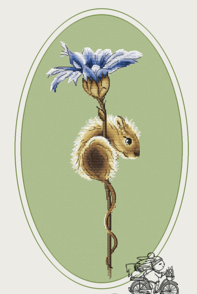 Little Guest 2 - PDF Cross Stitch Pattern - Wizardi