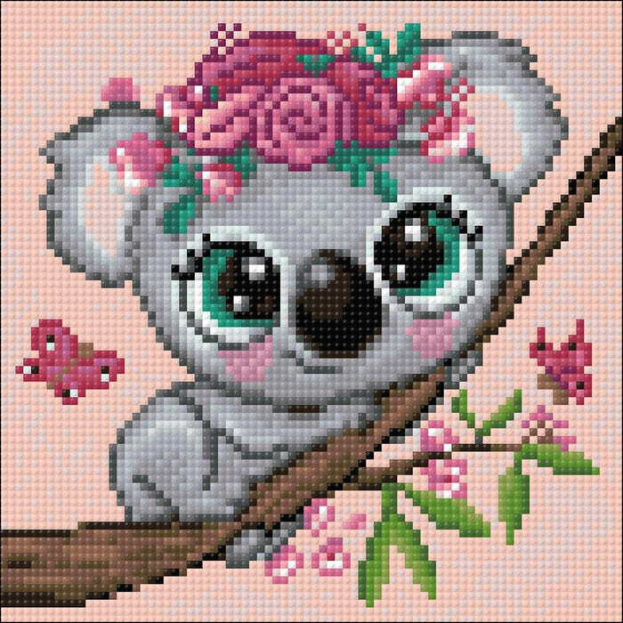 Little Koala CS2529 7.9 x 7.9 inches Crafting Spark Diamond Painting Kit - Wizardi