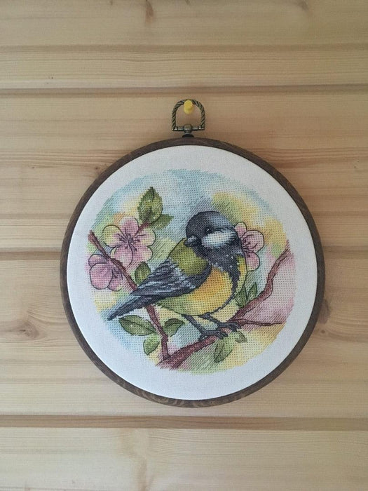 Little Tit. Chickadee - PDF Cross Stitch Pattern - Wizardi