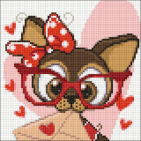 Love Letter CS2481 7.9 x 7.9 inches Crafting Spark Diamond Painting Kit - Wizardi