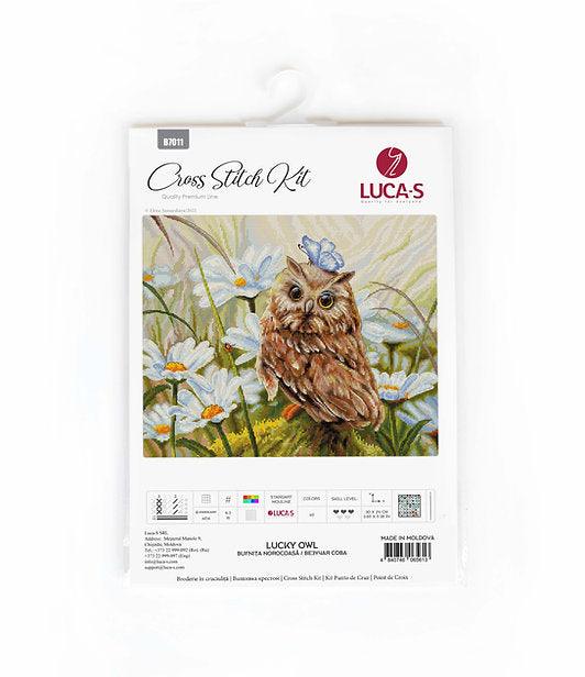 Lucky Owl B7011L Counted Cross-Stitch Kit - Wizardi