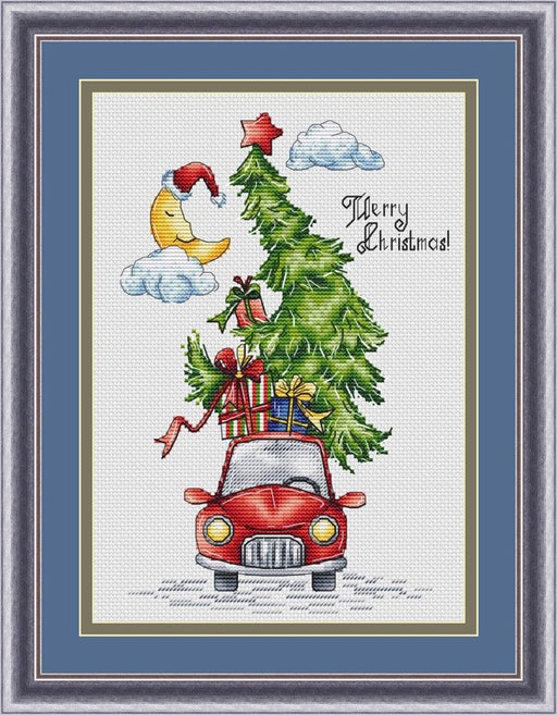 Machine with Gifts - PDF Cross Stitch Pattern - Wizardi