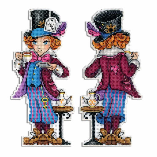 Mad Hatter P-349 / SR-349 Plastic Canvas Counted Cross Stitch Kit - Wizardi