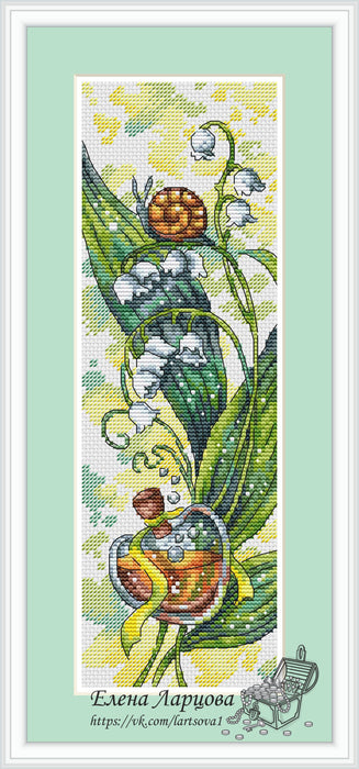 Magic Aroma. Lilies - PDF Cross Stitch Pattern - Wizardi