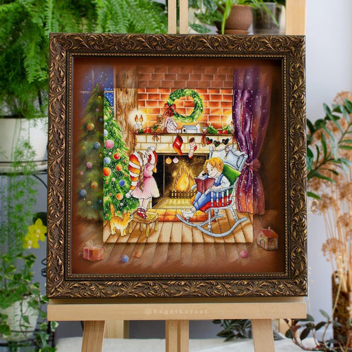 Magical Evening. Christmas - PDF Cross Stitch Pattern - Wizardi