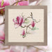 Magnolia flowers M731 Counted Cross Stitch Kit - Wizardi