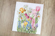 March Bouquet B2388L Counted Cross-Stitch Kit - Wizardi