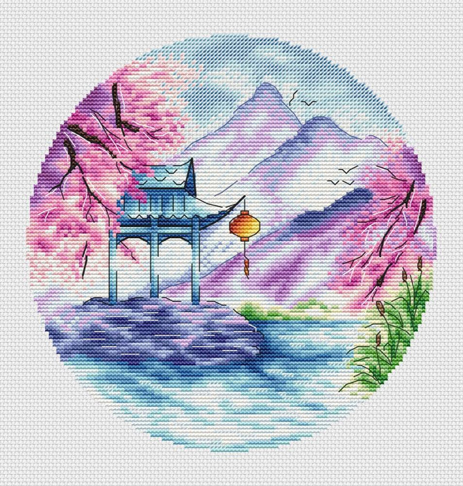 Melody of a Spring - PDF Cross Stitch Pattern - Wizardi