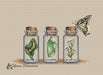 Metamorphosis Bottles on Plastic Canvas - PDF Counted Cross Stitch Pattern - Wizardi