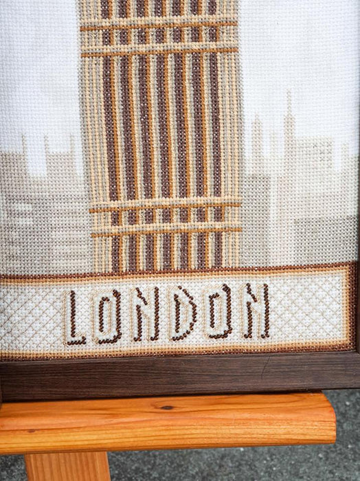 Mixed technique stitch kit M-191C "London" - Wizardi