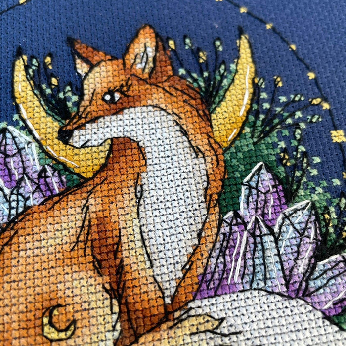 Moon Fox - PDF Cross Stitch Pattern - Wizardi