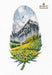 Mountain landscape-1 1401 Counted Cross Stitch Kit - Wizardi