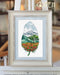 Mountain landscape - 3 1416 Counted Cross Stitch Kit - Wizardi