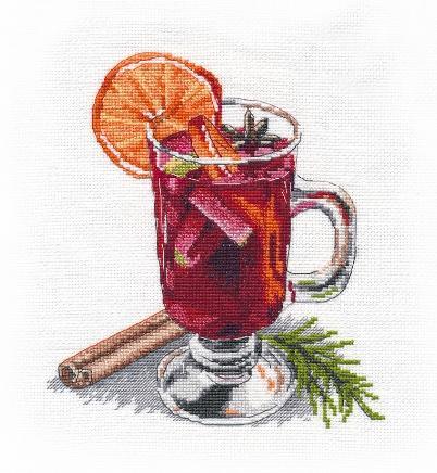 Mulled Wine 1337 Counted Cross Stitch Kit - Wizardi