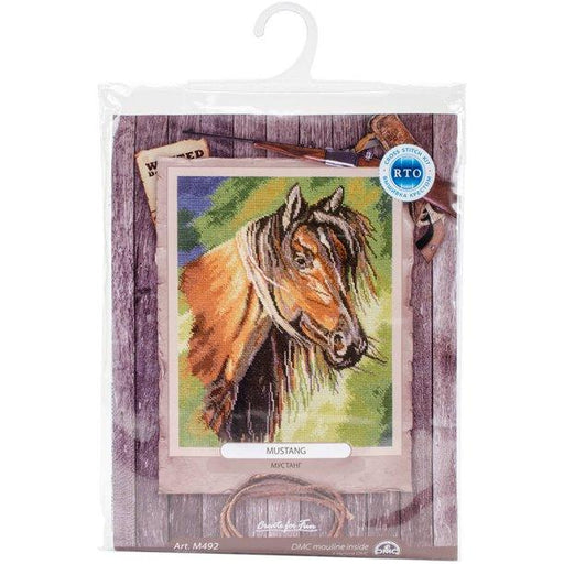 Mustang M492 Counted Cross Stitch Kit - Wizardi