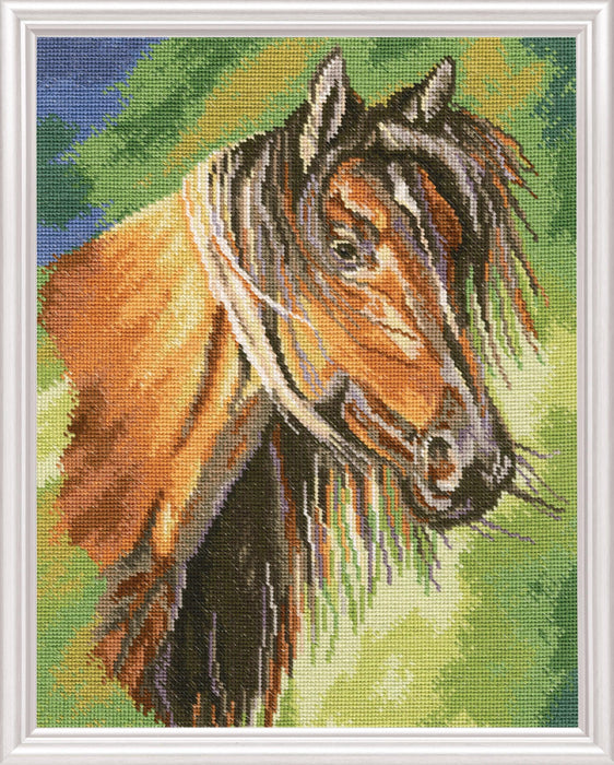 Mustang M492 Counted Cross Stitch Kit - Wizardi