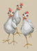 My chickens - PDF Cross Stitch Pattern - Wizardi