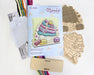 Napkin Holder Cake O-023 Counted Cross Stitch Kit on Plywood - Wizardi