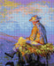 Needlepoint canvas for halfstitch without yarn after Leon Wyczkowski - Fisherman 2118M - Wizardi