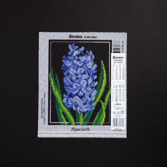 Needlepoint canvas for halfstitch without yarn Hyacinth 3052F - Printed Tapestry Canvas - Wizardi