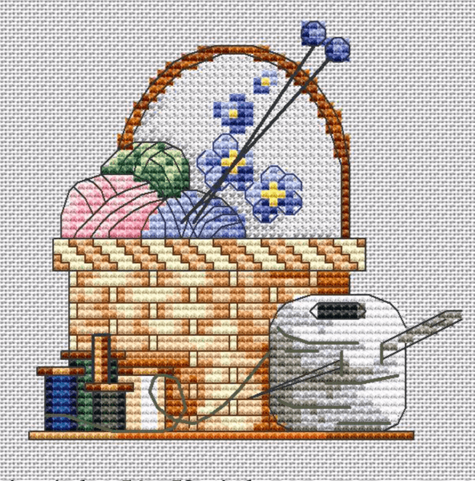 Needlework - PDF Cross Stitch Pattern - Wizardi