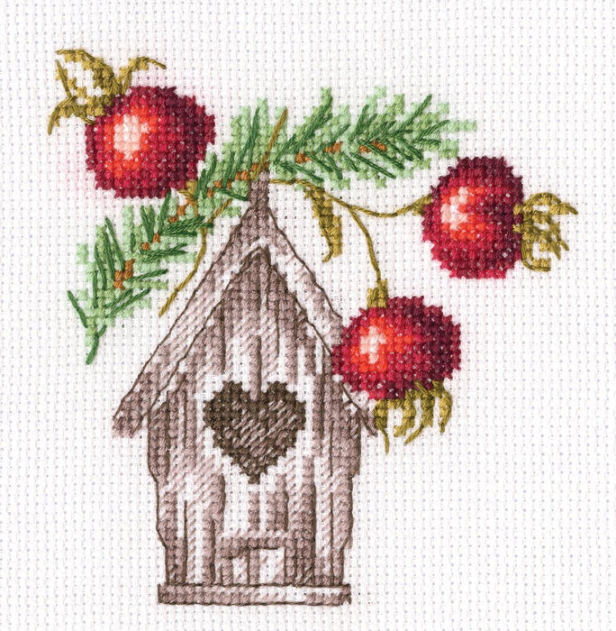 Nesting box EH375 Counted Cross Stitch Kit - Wizardi