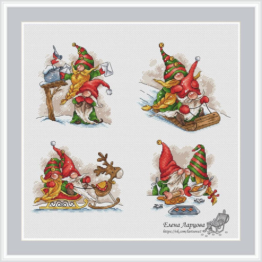 New Year Holiday - PDF Cross Stitch Pattern - Wizardi