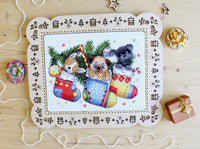 New Year Surprise SM-566 Counted Cross Stitch Kit - Wizardi