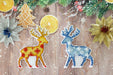 Northern Deer P-455 / SR-455 Plastic Canvas Counted Cross Stitch Kit - Wizardi