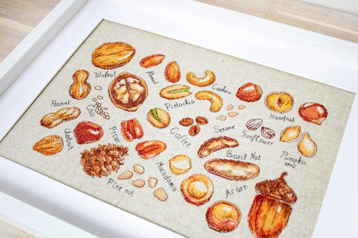 Nuts & seeds B1165L Counted Cross-Stitch Kit - Wizardi