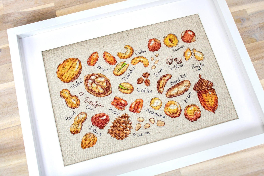 Nuts & seeds B1165L Counted Cross-Stitch Kit - Wizardi