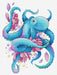 Octopus SV-548 Counted Cross Stitch Kit - Wizardi