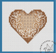 Openwork Heart - PDF Cross Stitch Pattern - Wizardi