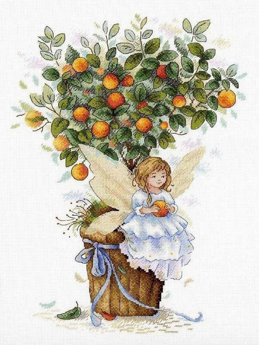 Orange Fairy SNV-652 Counted Cross Stitch Kit - Wizardi