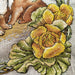 Otters in Water Lilies - PDF Cross Stitch Pattern - Wizardi