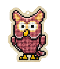 Owl CSw403 Diamond Painting on Plywood Kit - Wizardi