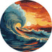 Painting by Numbers kit Catch the wave KHO-R1003 - Wizardi