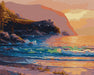 Painting by Numbers kit Evening glow of the waves KHO2761 - Wizardi