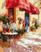 Painting by Numbers kit Flower shop KHO3590 - Wizardi