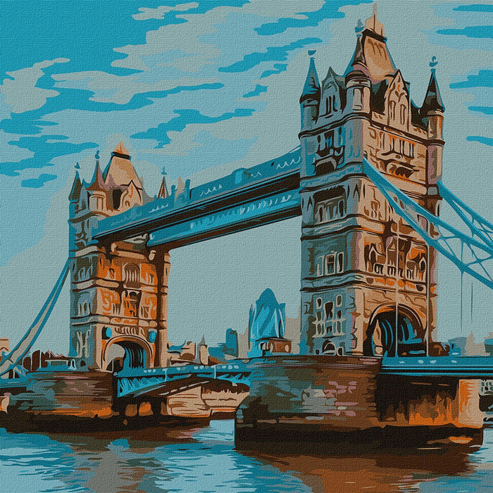 Painting by Numbers kit Tower Bridge KHO3598 - Wizardi