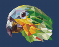 Parrot - PDF Cross Stitch Pattern - Wizardi