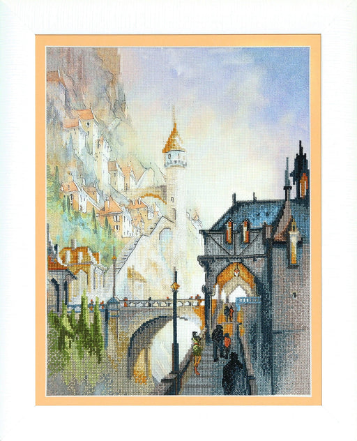 Partial embroidery kit RK-104C "Castle" - Wizardi