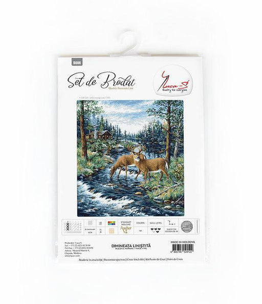 Peaceful Morning B606L Counted Cross-Stitch Kit - Wizardi