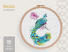 Peacock Cross stitch pattern Spring Cross Stitch pdf Modern cross stitch pattern Tropical Aloha cross stitch Counted cross stitch Bird - Wizardi