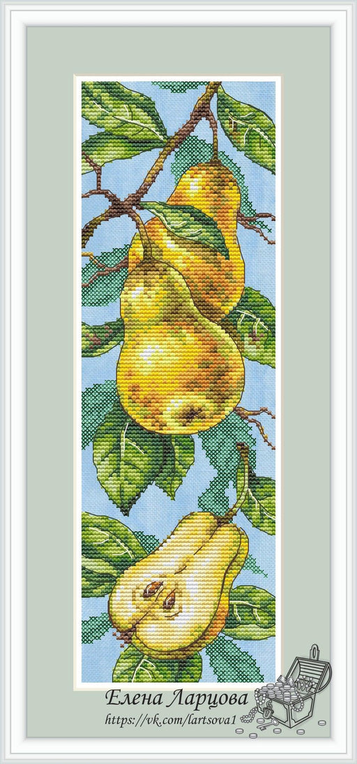 Pears Garden - PDF Cross Stitch Pattern - Wizardi